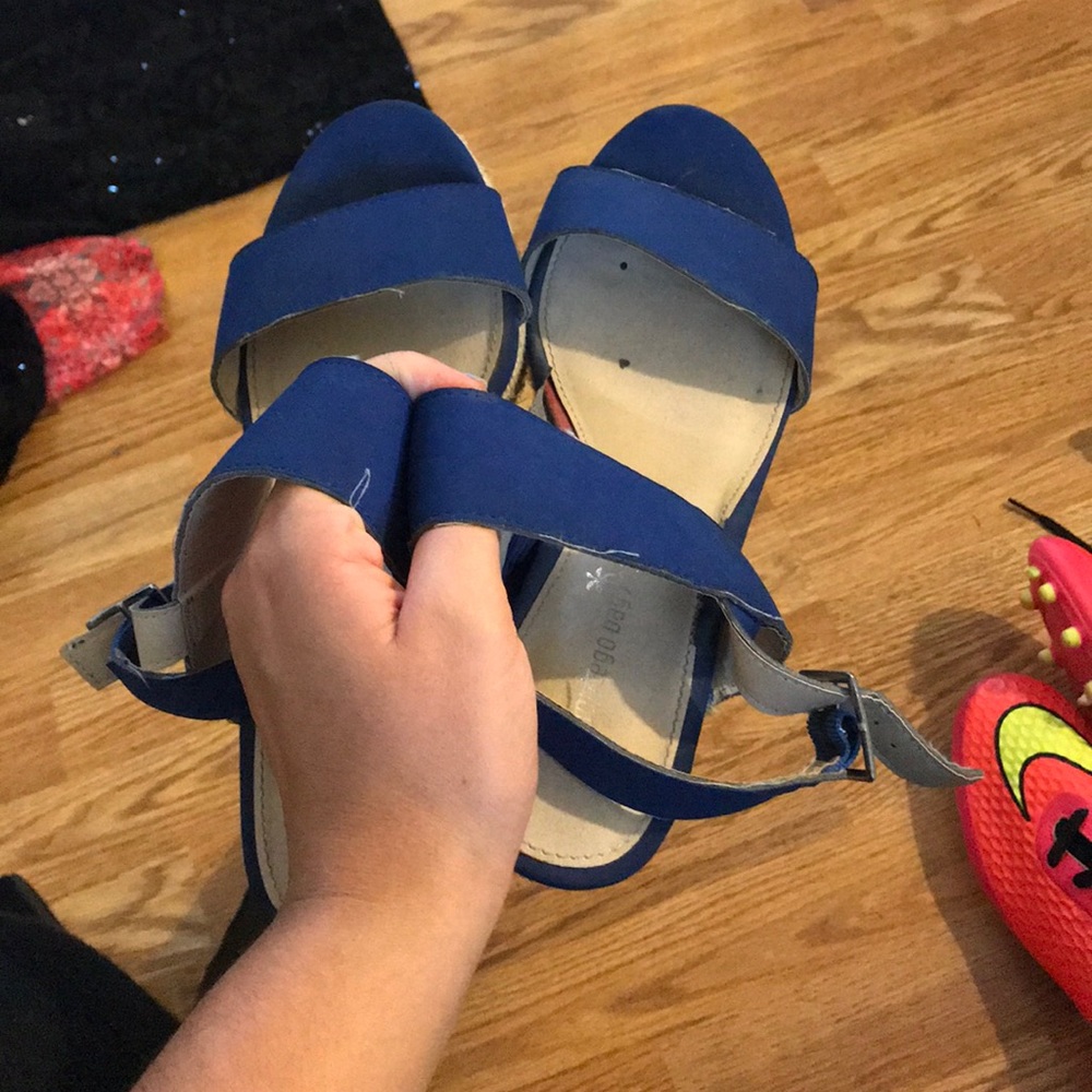 Blue wedges